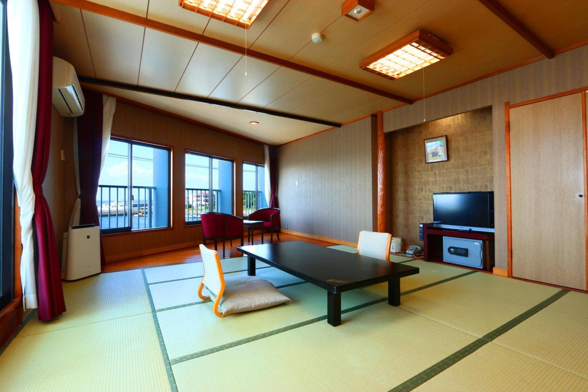 日間賀島 オーシャンビューホテル 晴快荘 南知多町 エクステリア 写真